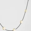 Lampa wisząca Systally LED 160 cm złoto-czarna girlanda