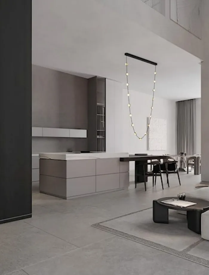 Lampa wisząca Systally LED 210 cm złoto-czarna girlanda