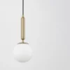 Lampa wisząca Trallos x1 złota