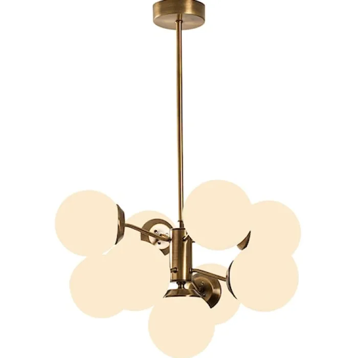 Lampa wisząca Tuiren x9 miedziana
