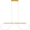 Lampa wisząca Ullmona LED złota