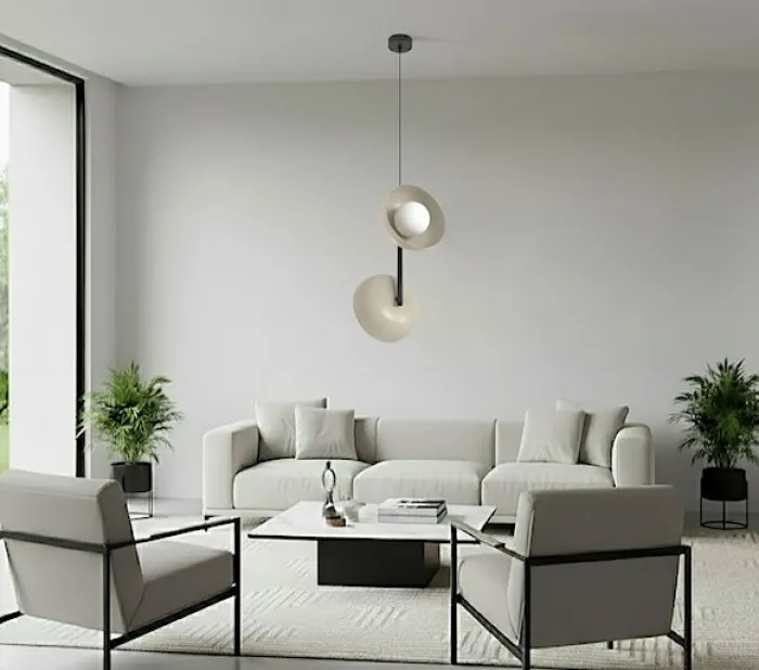 Lampa wisząca Vanila x2 mokka