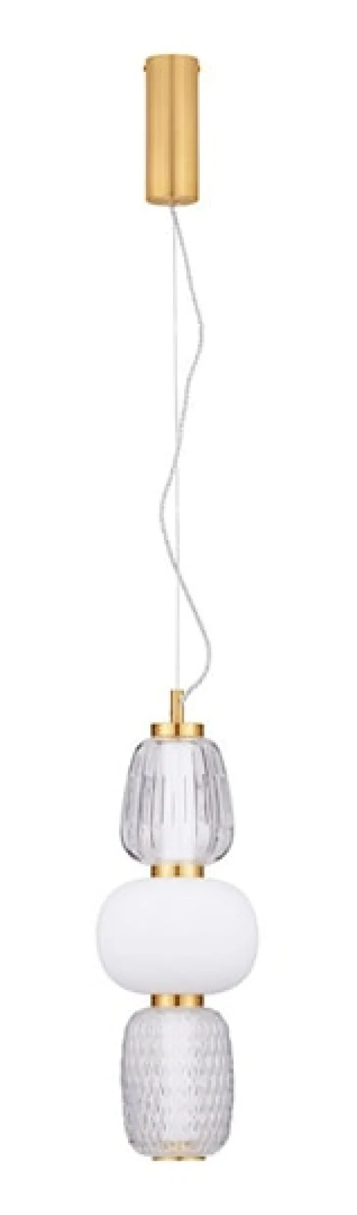 Lampa wisząca Velorya I LED biało-złota