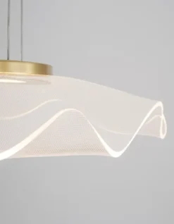Lampa wisząca Yarduno LED złota