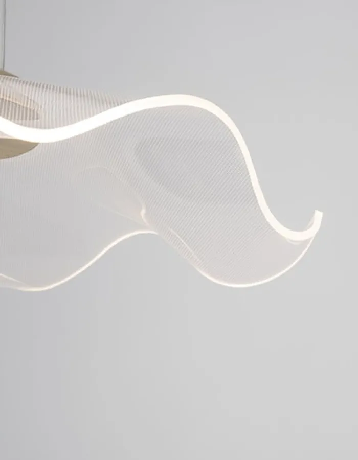 Lampa wisząca Yarduno LED złota