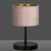 Lampka nocna Hellid średnica 18 cm różowa