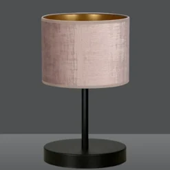 Lampka nocna Hellid średnica 18 cm różowa