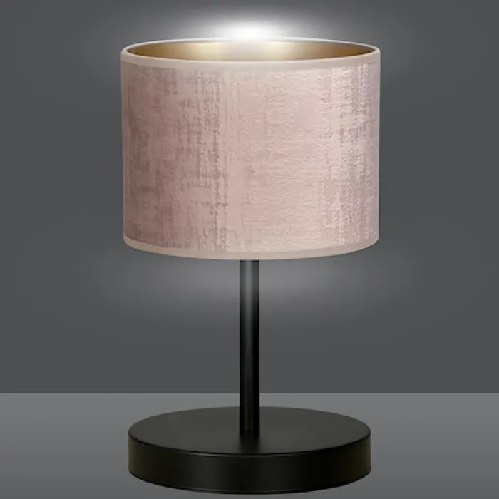 Lampka nocna Hellid średnica 18 cm różowa