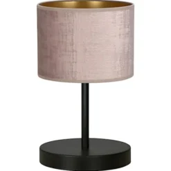 Lampka nocna Hellid średnica 18 cm różowa