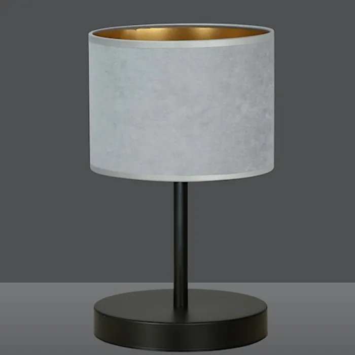 Lampka nocna Hellid średnica 18 cm szara