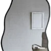 Lustro ścienne Auro 130x60 cm w czarnej ramie