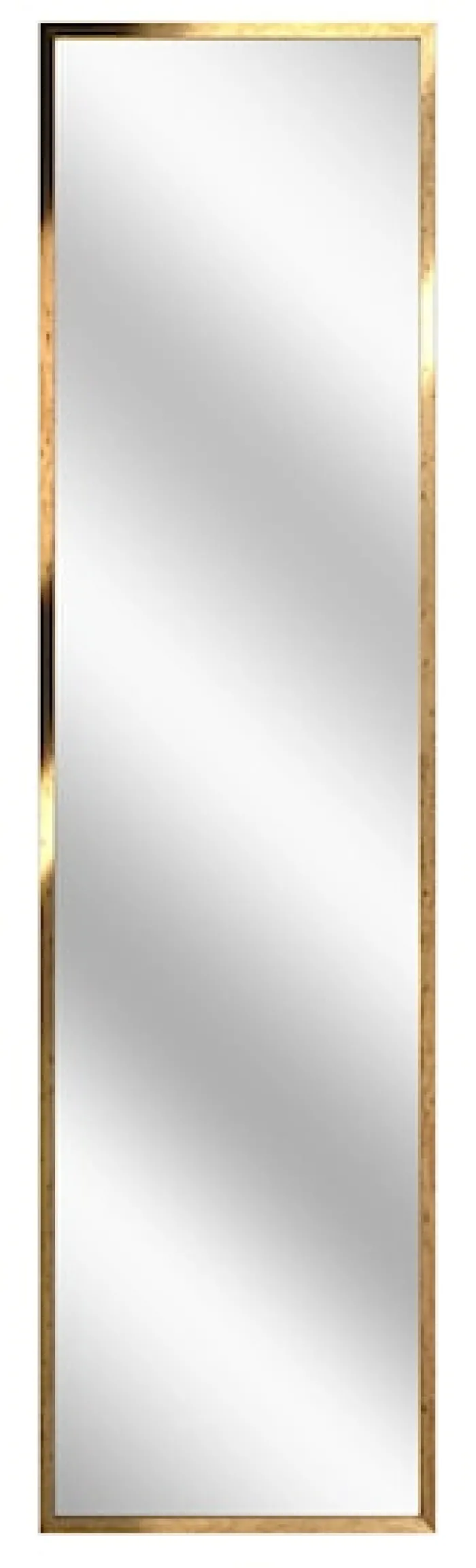 Lustro ścienne Dalone 142x37 cm stare złoto