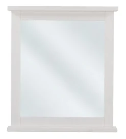 Lustro ścienne Octavia 80x70 cm w białej ramie