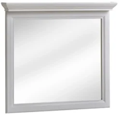 Lustro ścienne Orsay 85x76 cm w białej ramie