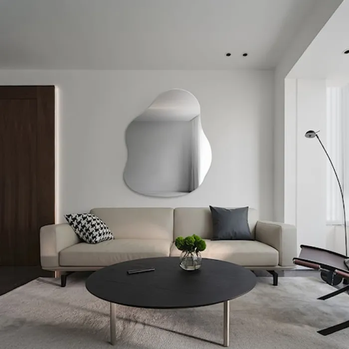 Lustro ścienne Stone 77x60 cm