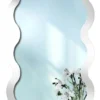 Lustro ścienne Wave 154x70 cm w białej ramie