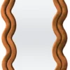 Lustro Confetto 160x70 cm w cynamonowej ramie