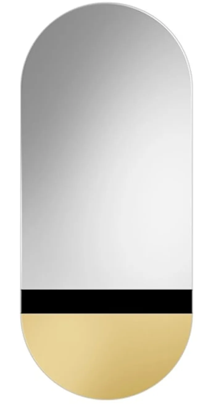 Lustro Fusion złote 60x125 cm