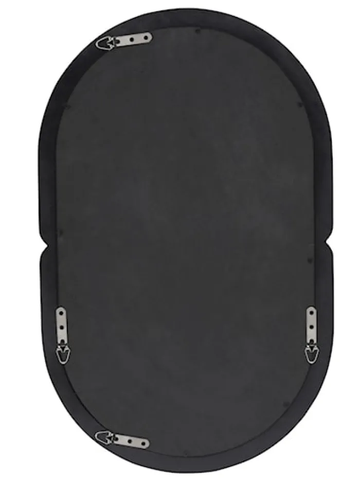 Lustro Noctiss 80x50 cm w czarnej ramie
