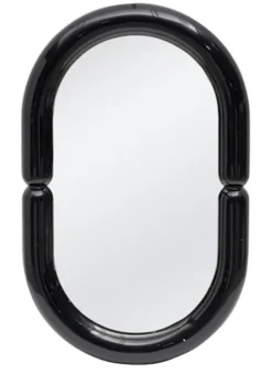Lustro Noctiss 80x50 cm w czarnej ramie