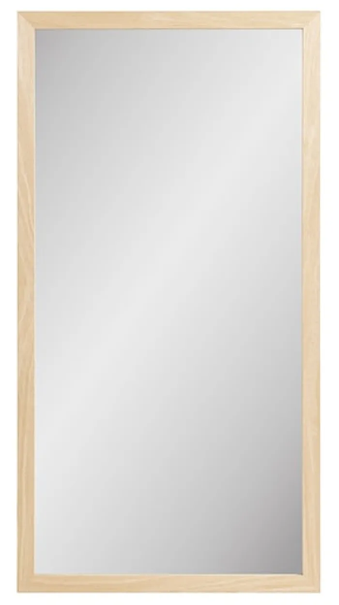 Lustro Scottsdale 75x45 cm w jasnobrązowej ramie