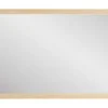 Lustro Scottsdale 110x45 cm w jasnobrązowej ramie