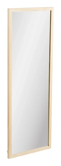 Lustro Scottsdale 110x45 cm w jasnobrązowej ramie