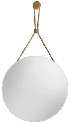 Lustro Twist na sznurze z pętelką 80 cm