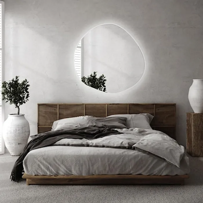 Lustro wiszące Chmurka z podświetleniem LED 77 cm