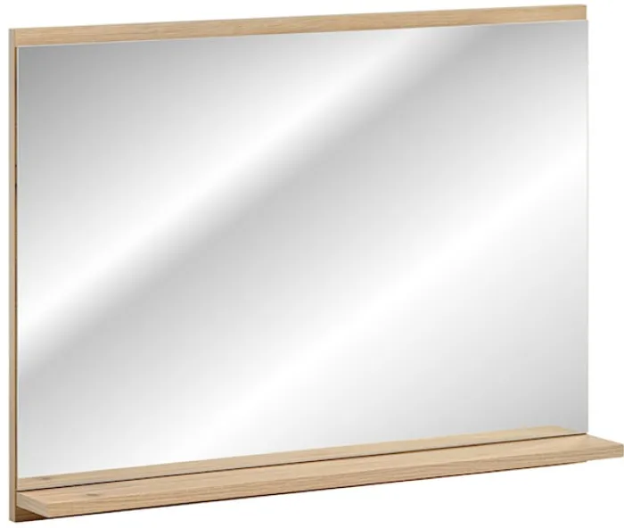 Lustro z półką Novia 80x57 cm dąb evoke