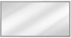 Lustro z podświetleniem LED Alice 123x68 cm w grafitowej ramie