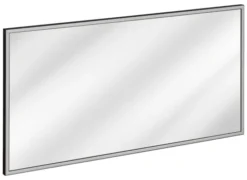 Lustro z podświetleniem LED Alice 123x68 cm w grafitowej ramie