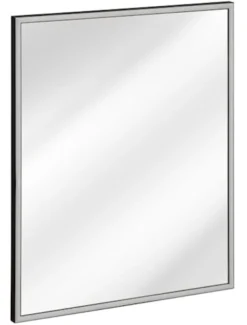 Lustro z podświetleniem LED Alice 83x68 cm w grafitowej ramie