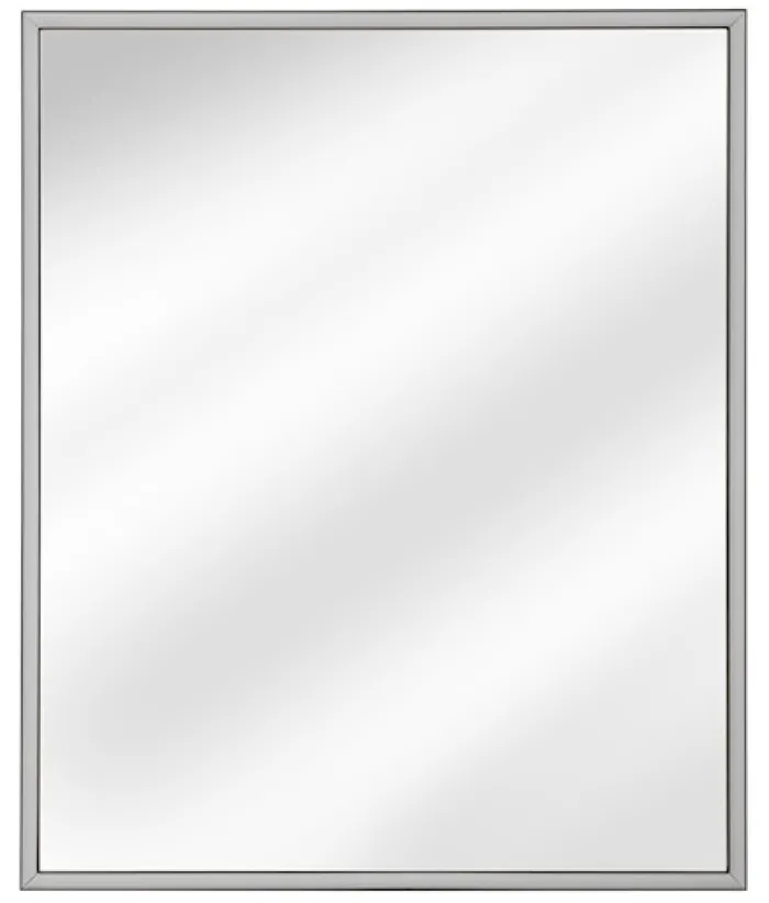 Lustro z podświetleniem LED Alice 83x68 cm w grafitowej ramie