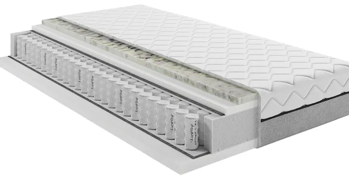 Materac kieszeniowy 100x200 cm Calma z pianką Tiger i HR dwustronny