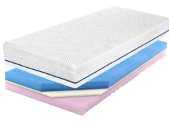 Materac piankowy 80x200 cm Mandalle z pianką HR, dwustronny, hipoalergiczny