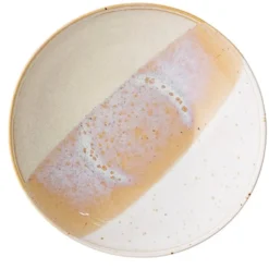Miska Bloomingville Visisi żółty z kamionki średnica 22 cm