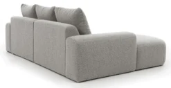 Narożnik modułowy Castellina L-kształtny 255 cm mniejszy ciemnoszary w tkaninie boucle lewostronny