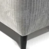 Narożnik z funkcją spania Blues L-kształtny prawostronny z pojemnikiem szary sztruks