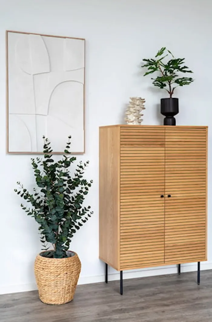 Obraz Chatory 60x90 cm II biały