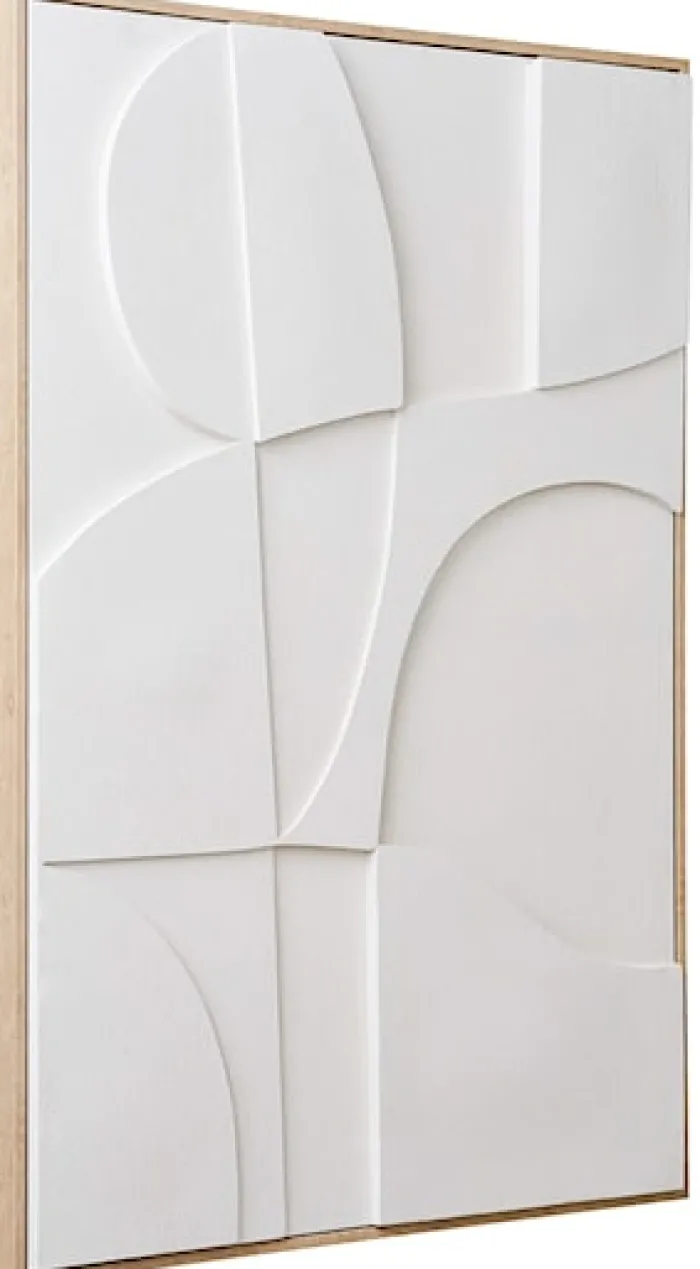Obraz Chatory 60x90 cm II biały