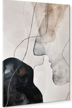Obraz Kiss 100x70 cm z ręcznie malowanymi elementami