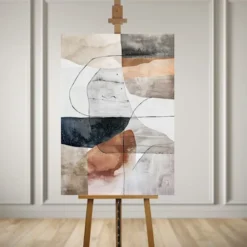 Obraz Mars 100x70 cm z ręcznie malowanymi elementami