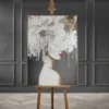 Obraz Mary 100x70 cm z ręcznie malowanymi elementami