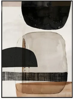 Obraz w czarnej ramie Layered 70x50 cm