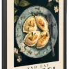 Obraz w czarnej ramie Pierogies 40x30 cm