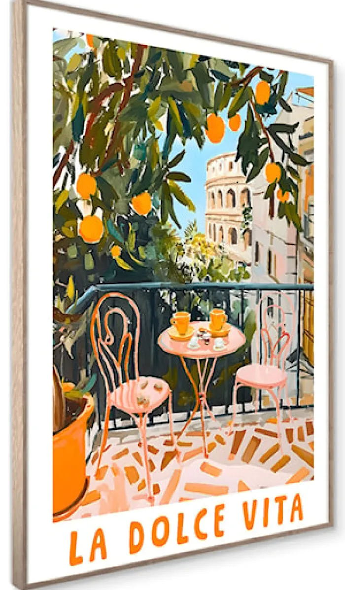 Obraz w ramie Balcony II 70x50 cm