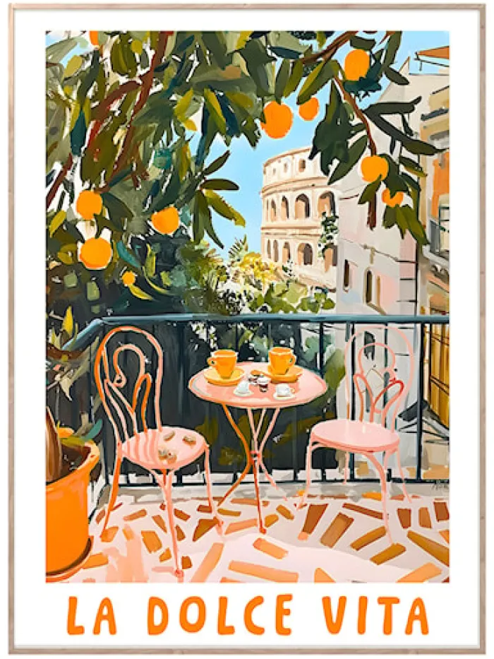 Obraz w ramie Balcony II 70x50 cm