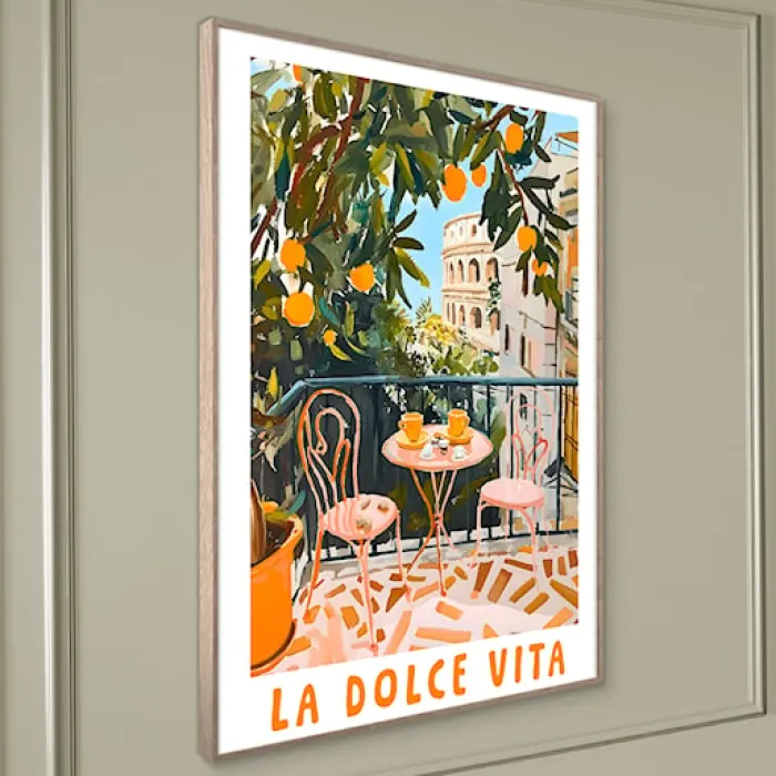 Obraz w ramie Balcony II 70x50 cm