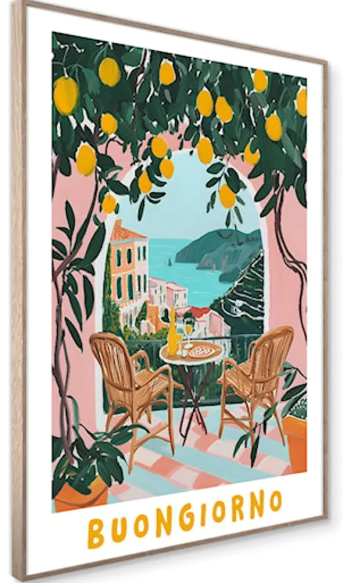Obraz w ramie Balcony I 70x50 cm